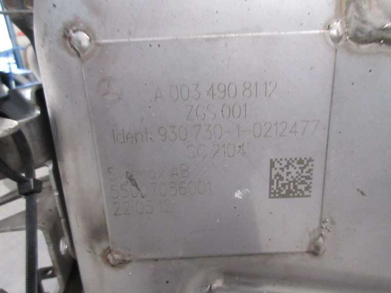 Mercedes-Benz ACTROS A 003 490 81 12 KATALYSATOR EURO 6 - Catalytic converter for Truck: picture 5 Mercedes-Benz ACTROS A 003 490 81 12 KATALYSATOR EURO 6 - Catalytic converter for Truck: picture 5