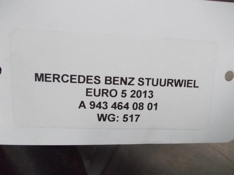 Mercedes-Benz STUURWIEL A 943 464 08 01 2013 EURO 5 - Steering wheel for Truck: picture 3 Mercedes-Benz STUURWIEL A 943 464 08 01 2013 EURO 5 - Steering wheel for Truck: picture 3