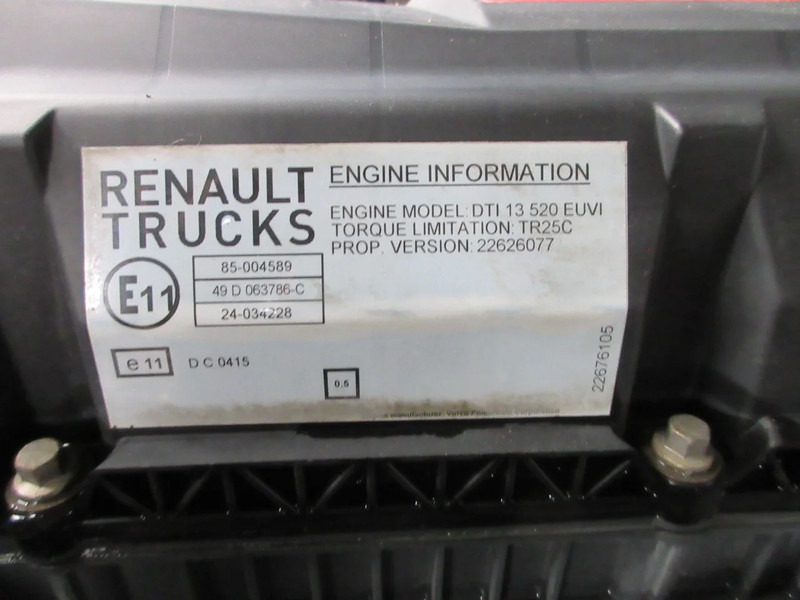 Renault 7422688467//7485008163/7485002163 D13K 520 HP RENAULT EURO 6 - Engine for Truck: picture 5 Renault 7422688467//7485008163/7485002163 D13K 520 HP RENAULT EURO 6 - Engine for Truck: picture 5
