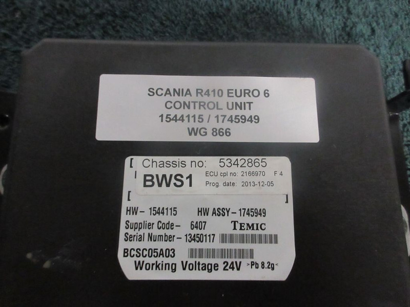 Scania 2166970/1544115/1745949 BWS1 MODULEN R410 EURO 6 - Electrical system for Truck: picture 2 Scania 2166970/1544115/1745949 BWS1 MODULEN R410 EURO 6 - Electrical system for Truck: picture 2