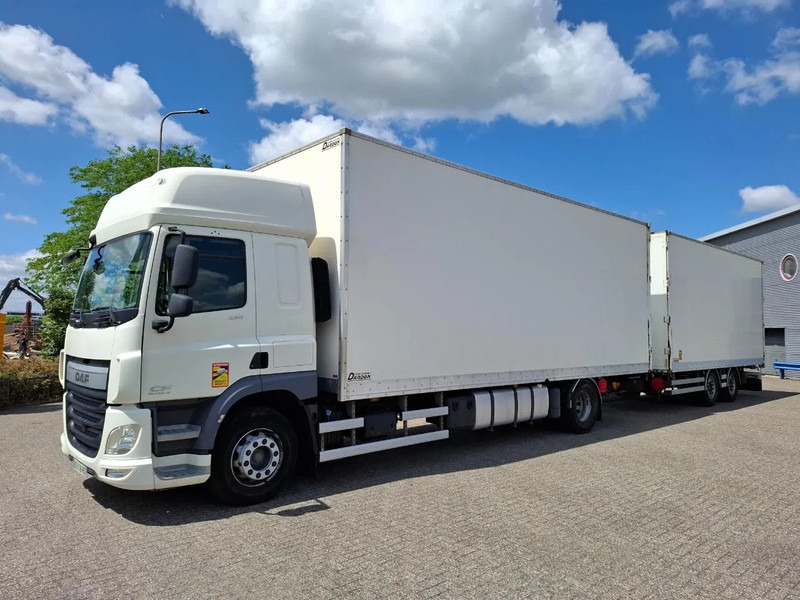 Box truck DAF CF 330 / VOLUME COMBI / THROUGH-LOADING SYSTEM / TUV:08-01-2026 / DEB / AIRCO / MANUAL / EURO-6 / 2016: picture 1