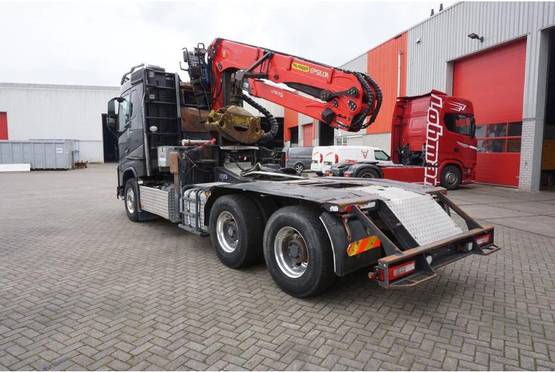 Timber truck, Crane truck Volvo FH16-750 / ENGINE RUNNING / 6x4 / RETARDER / BIG AXLE / VEB+ / PALFINGER FD250 / EURO-6 / 2016: picture 6