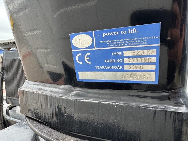 Crane truck Volvo FH 6x2 HMF 2820 K5, NCH Cable system Like New !: picture 16