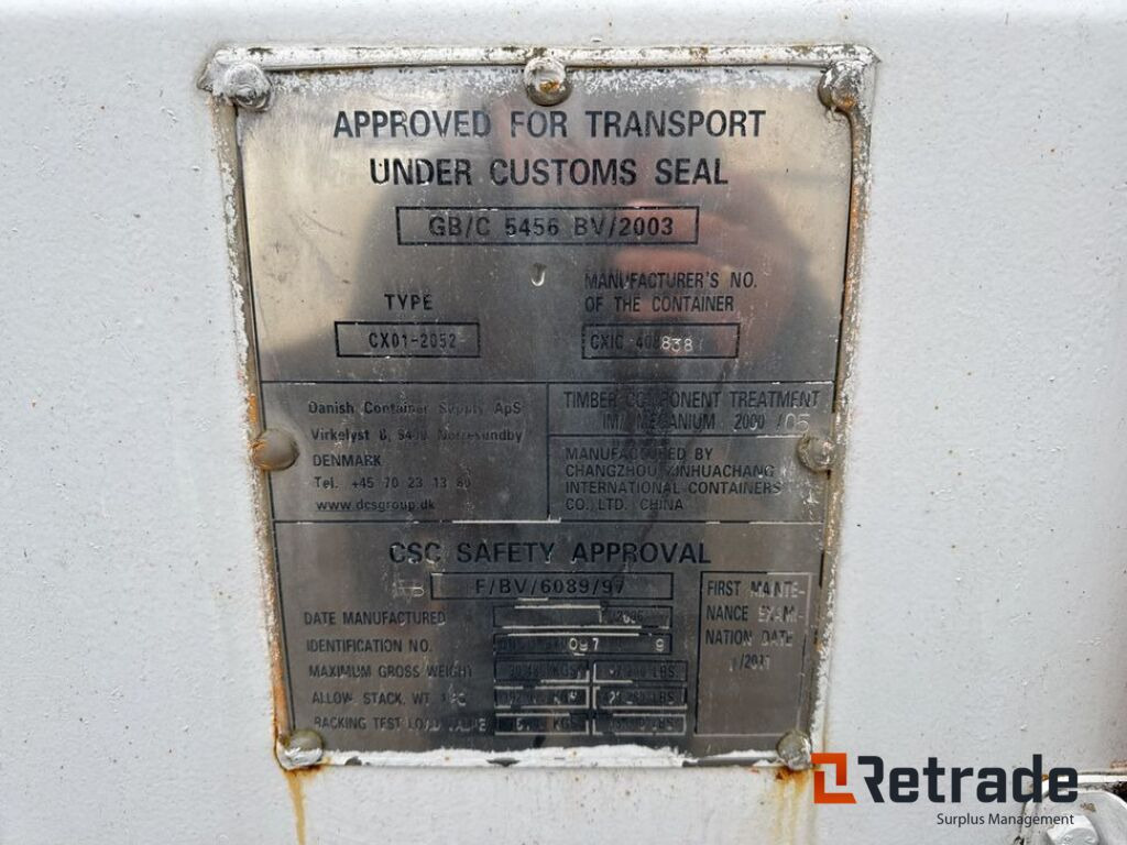 Construction equipment 20 fod Skibs container (A0025184): picture 7