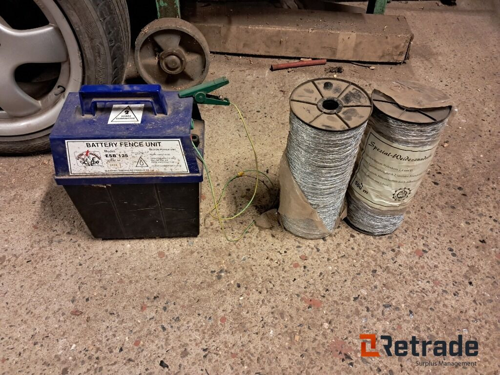 1000 m Elhegn med hegnsapparat fra Electric Shepherd ESB 125 - Agricultural machinery: picture 1 1000 m Elhegn med hegnsapparat fra Electric Shepherd ESB 125 - Agricultural machinery: picture 1
