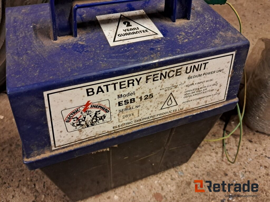 1000 m Elhegn med hegnsapparat fra Electric Shepherd ESB 125 - Agricultural machinery: picture 2 1000 m Elhegn med hegnsapparat fra Electric Shepherd ESB 125 - Agricultural machinery: picture 2