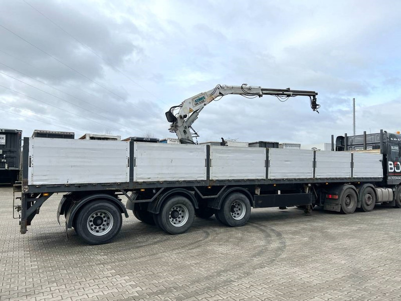 Pacton T3-003 Brick Trailer - Kennis 16000-R Crane - Dropside/ Flatbed semi-trailer: picture 4 Pacton T3-003 Brick Trailer - Kennis 16000-R Crane - Dropside/ Flatbed semi-trailer: picture 4