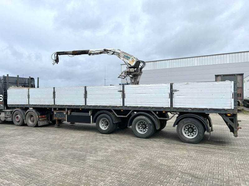 Pacton T3-003 Brick Trailer - Kennis 16000-R Crane - Dropside/ Flatbed semi-trailer: picture 2 Pacton T3-003 Brick Trailer - Kennis 16000-R Crane - Dropside/ Flatbed semi-trailer: picture 2