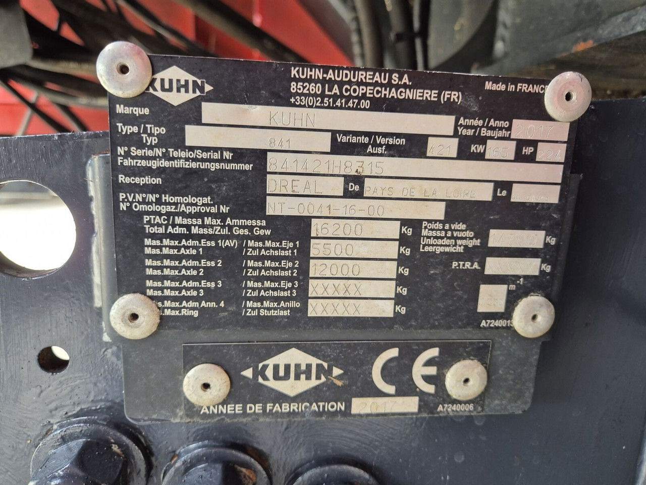 Leasing of Kuhn SPW 22 Intense /feed wagon/ 1 Owner / NEW Service SPW 22 Intense /feed wago  Kuhn SPW 22 Intense /feed wagon/ 1 Owner / NEW Service SPW 22 Intense /feed wago: picture 25