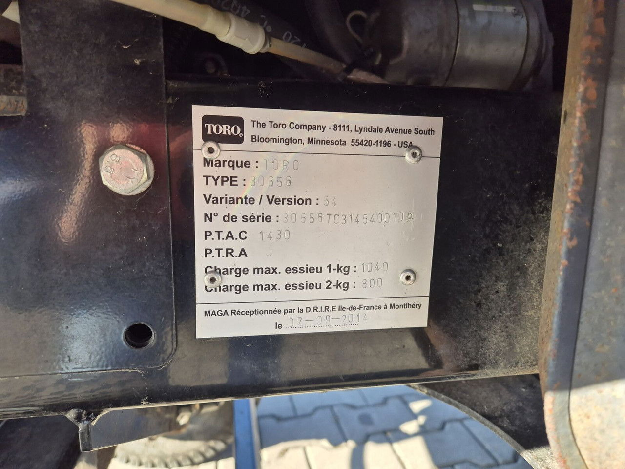Garden mower Toro CT2240 / 4WD / Like NEW / Only 1681MTH: picture 16