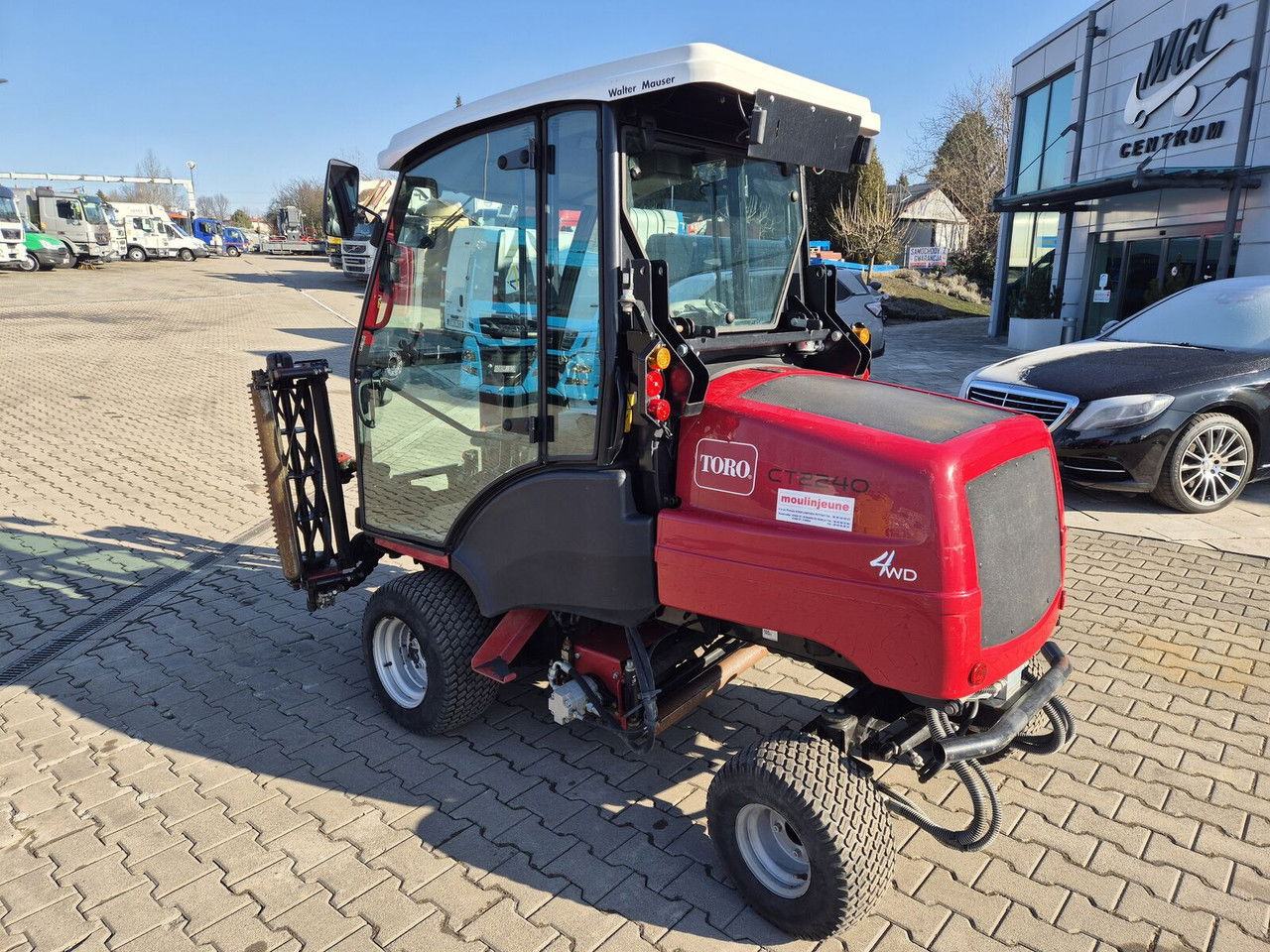 Garden mower Toro CT2240 / 4WD / Like NEW / Only 1681MTH: picture 10