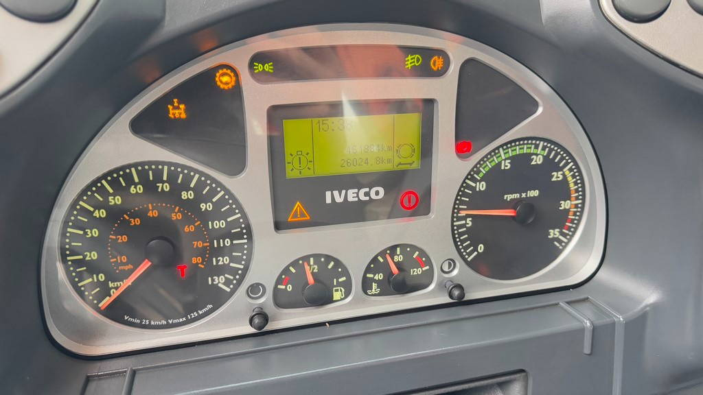 Container transporter/ Swap body truck Iveco Eurocargo ML180 E28 4x2 Epsilon 110 - absetz tipper: picture 17