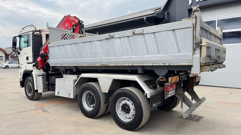 MAN TGS 28.480 6X4/4 bordmatic - cardan - Fassi F235XP - 14.9M - Retarder - Tipper: picture 5 MAN TGS 28.480 6X4/4 bordmatic - cardan - Fassi F235XP - 14.9M - Retarder - Tipper: picture 5