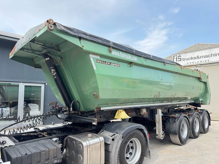 Meiller Mhps 12/27 3-Axle Tipper Trailer - hydr. back - Tipper semi-trailer: picture 1 Meiller Mhps 12/27 3-Axle Tipper Trailer - hydr. back - Tipper semi-trailer: picture 1