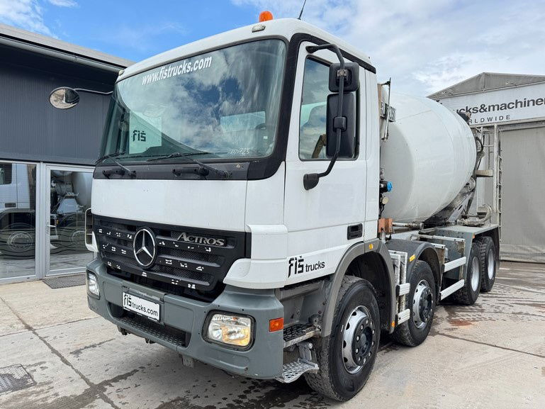 Mercedes-Benz Actros 3241 8x4 mixer 9m3 - Concrete mixer truck: picture 1 Mercedes-Benz Actros 3241 8x4 mixer 9m3 - Concrete mixer truck: picture 1