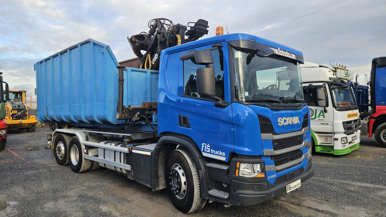Scania P 360 6x2 palfinger abroll tipper - steering axle - Container transporter/ Swap body truck: picture 3 Scania P 360 6x2 palfinger abroll tipper - steering axle - Container transporter/ Swap body truck: picture 3