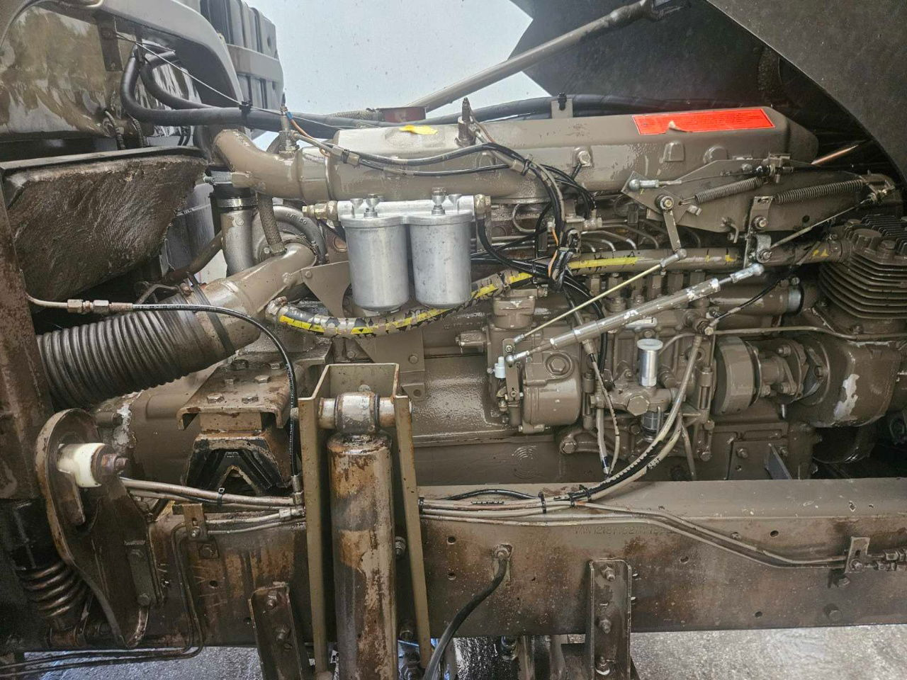 Curtainsider truck Steyr 12M18 4X4 stake body - ex.  truck: picture 15