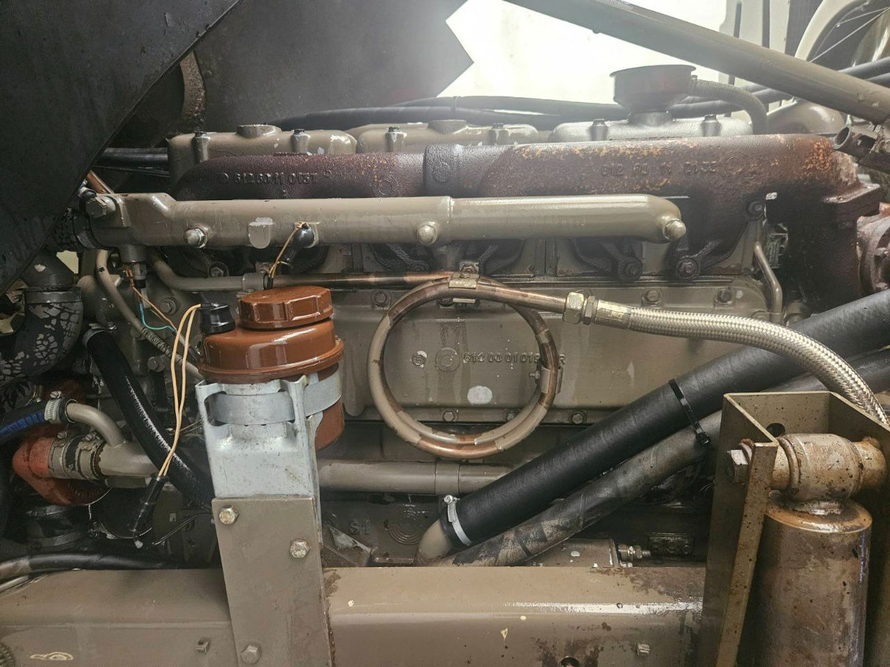 Curtainsider truck Steyr 12M18 4X4 stake body - ex.  truck: picture 13