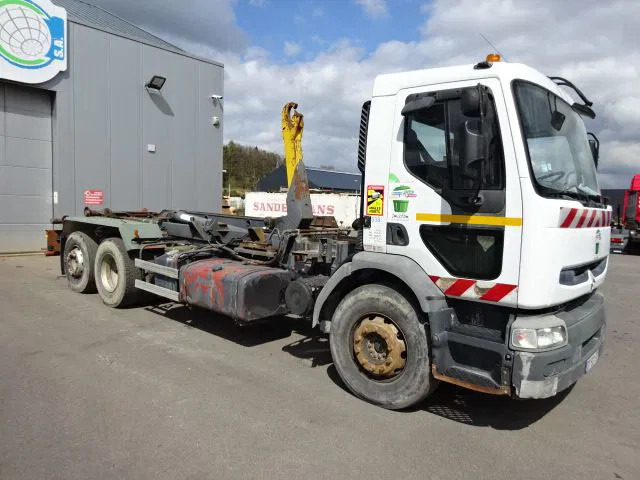 Cable system truck Renault Premium 370 dci - 6x2 - container system - crane/grue: picture 1