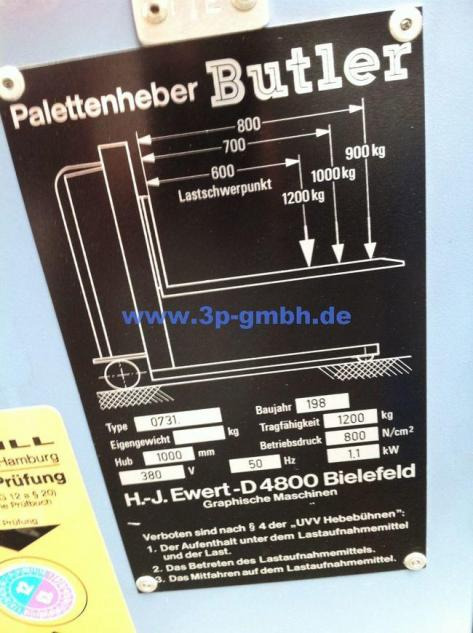 Evert Butler 1200 pallet jack - Pallet truck: picture 3 Evert Butler 1200 pallet jack - Pallet truck: picture 3