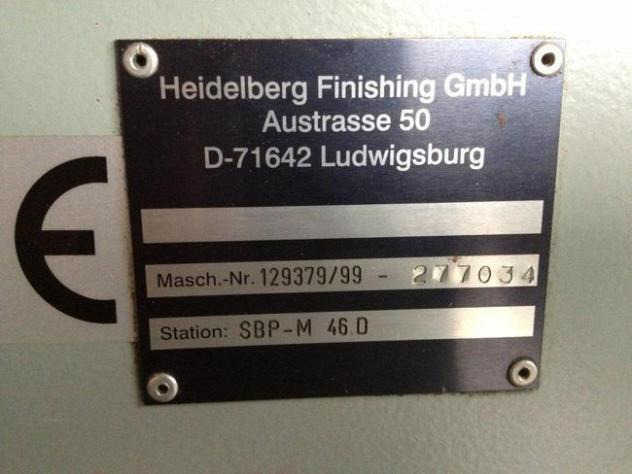 Heidelberg Steel SBP-M 46 D Upright Press Delivery - Folding machine: picture 2 Heidelberg Steel SBP-M 46 D Upright Press Delivery - Folding machine: picture 2