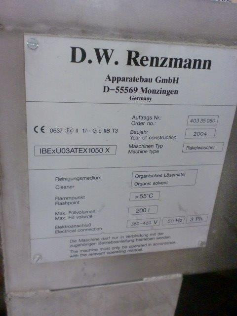 Renzmann Rakelwascher für Heidelberg Anicolor oder Metronic KBA Genius 52 - Spare parts for Printing machinery: picture 3 Renzmann Rakelwascher für Heidelberg Anicolor oder Metronic KBA Genius 52 - Spare parts for Printing machinery: picture 3