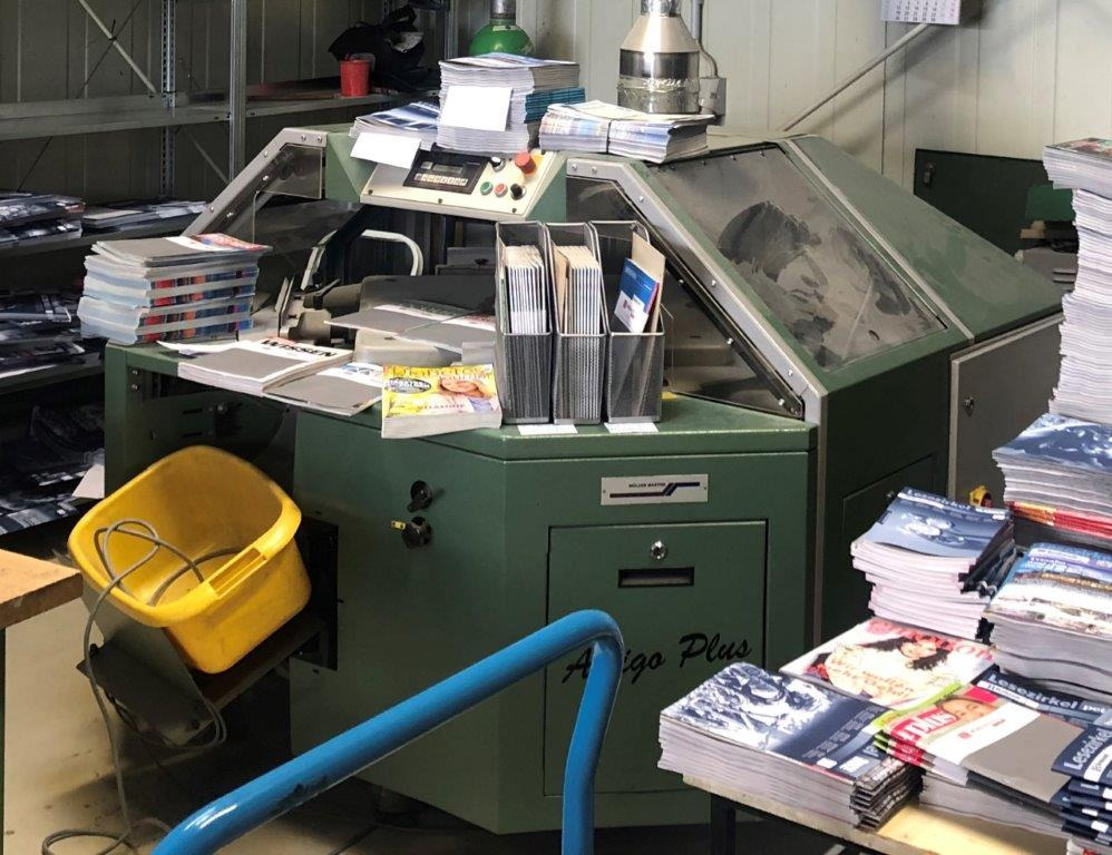 Four clamps Perfect binder Muller Martini Amigo Plus 1580.0410 - Binding machine: picture 1 Four clamps Perfect binder Muller Martini Amigo Plus 1580.0410 - Binding machine: picture 1