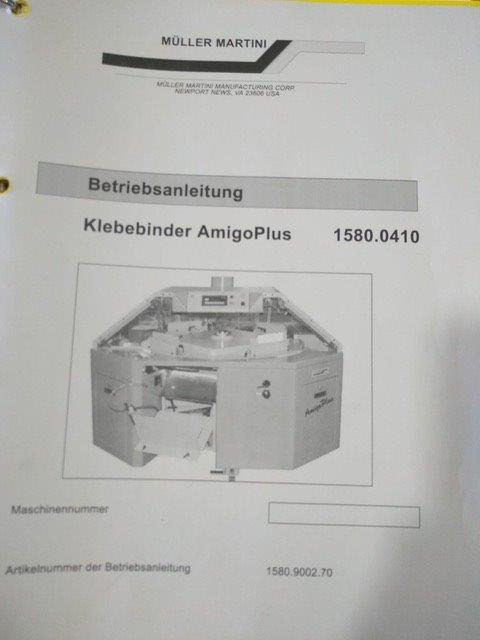 Leasing of  four clamps Perfect binder Muller Martini Amigo Plus 1580.0410 four clamps Perfect binder Muller Martini Amigo Plus 1580.0410: picture 6