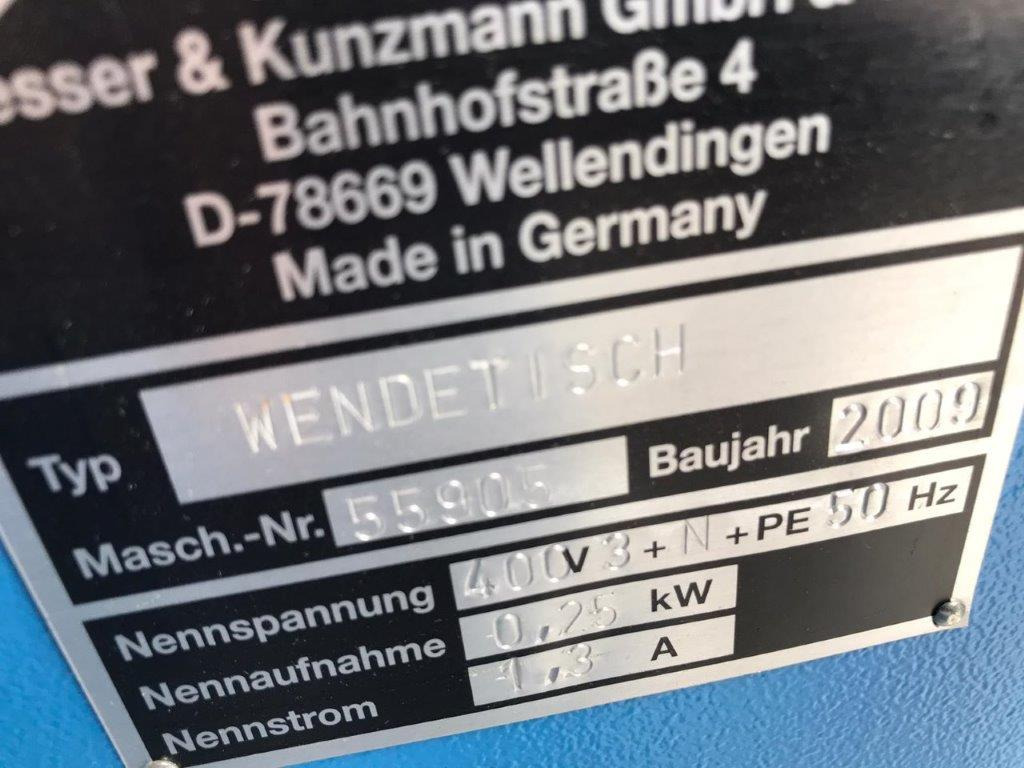 Mobile, height-adjustable frequency-controlled GUK turning table - Conveyor: picture 3 Mobile, height-adjustable frequency-controlled GUK turning table - Conveyor: picture 3