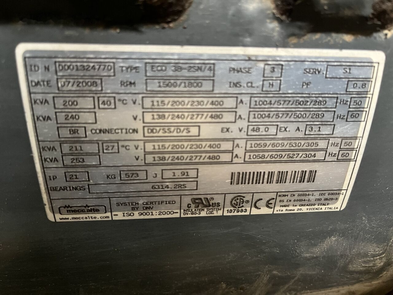 Generator set IVECO 240 kVa 8361 SRI: picture 6