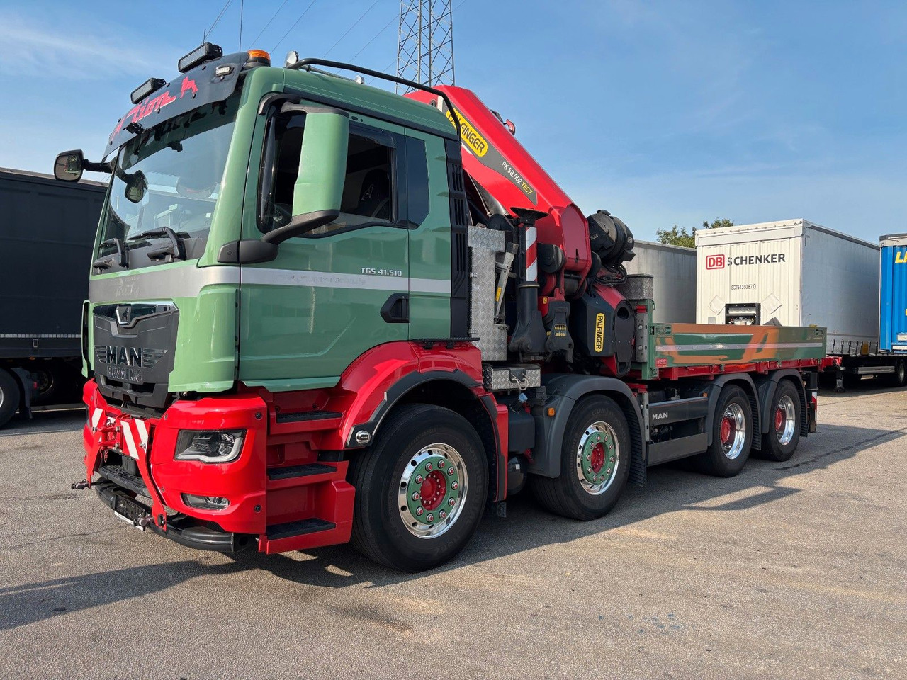 MAN TGS 41.510 Palfinger PK 58.002 - Dropside/ Flatbed truck, Crane truck: picture 1 MAN TGS 41.510 Palfinger PK 58.002 - Dropside/ Flatbed truck, Crane truck: picture 1