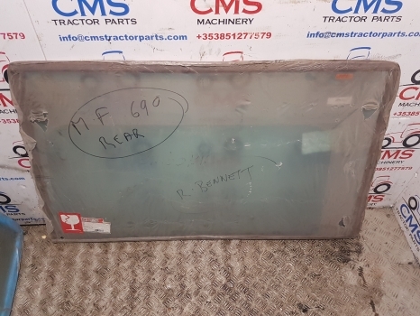 Massey Ferguson 200, 300, 600, Landini Cab Rear Windows 3306547m2 - Window and parts for Farm tractor: picture 4 Massey Ferguson 200, 300, 600, Landini Cab Rear Windows 3306547m2 - Window and parts for Farm tractor: picture 4