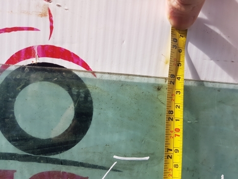 Massey Ferguson 50 Hx Cab Side Rear Glass Left. - Window and parts for Backhoe loader: picture 4 Massey Ferguson 50 Hx Cab Side Rear Glass Left. - Window and parts for Backhoe loader: picture 4