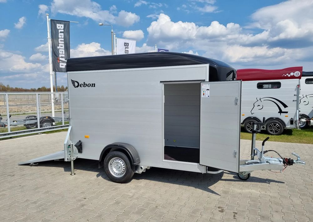 Closed box trailer DEBON C300 ALU + drzwi boczne 300x155 cm: picture 8