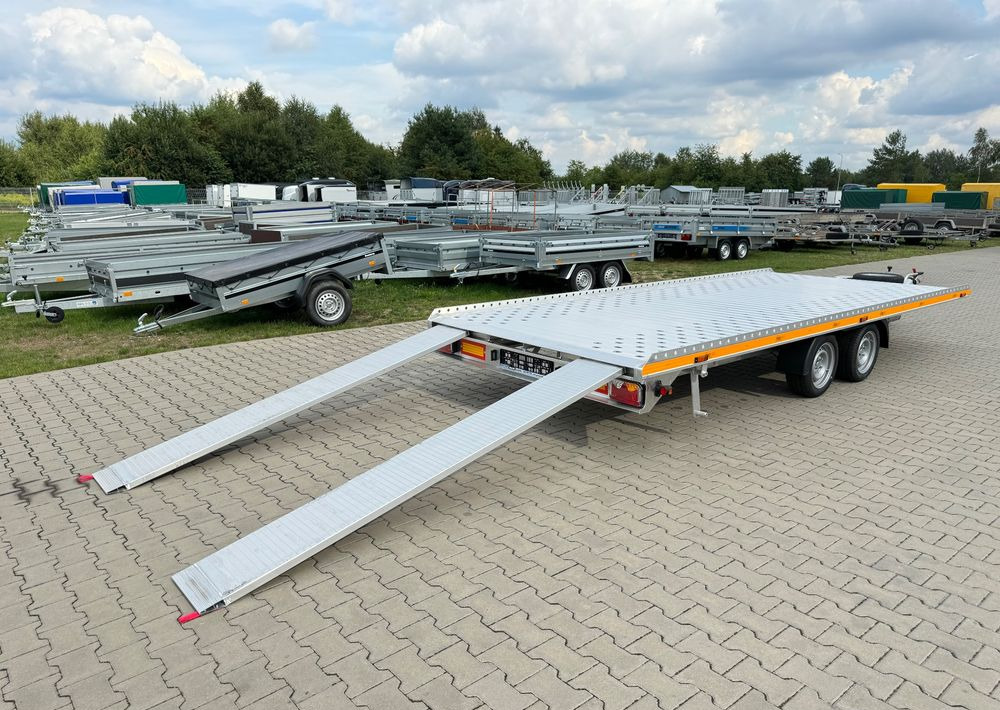 Autotransporter trailer GROMEX L2-2700-5,2 laweta aluminiowa 5,2m 2700kg: picture 19