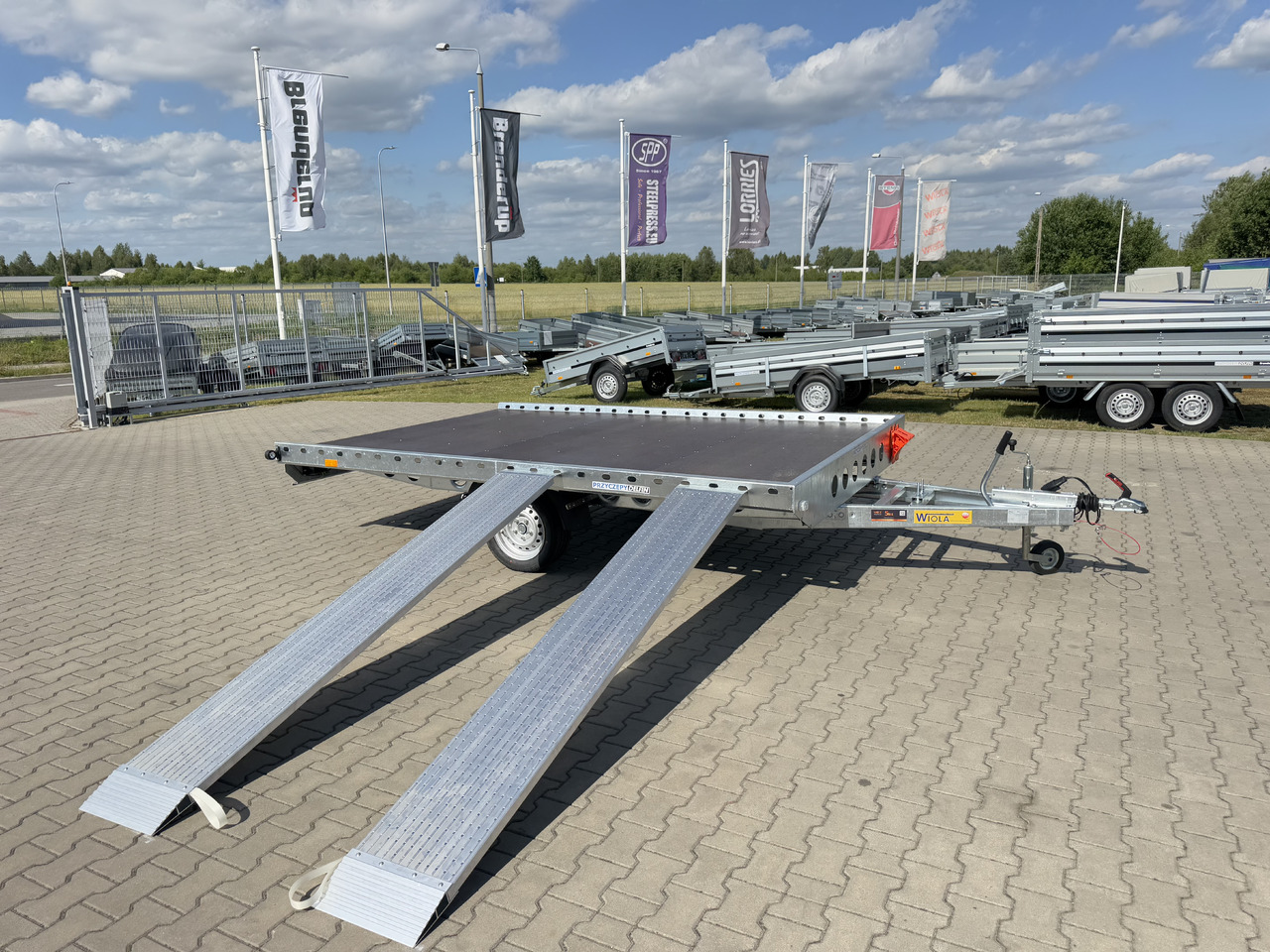 Motorcycle trailer WIOLA QUAD 2H1.5 - przyczepa pod ATV Can-Am Maverick | Polaris RZR | 2 quady: picture 16