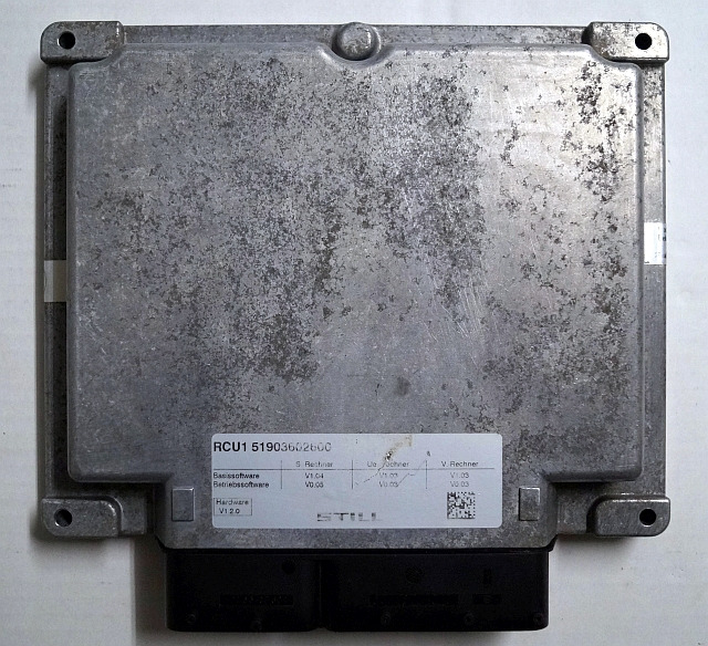Still 51903602600 | Controller RCU1 base sw V0,05 operating sw V0,05 V0,03 hardw - ECU for Material handling equipment: picture 1 Still 51903602600 | Controller RCU1 base sw V0,05 operating sw V0,05 V0,03 hardw - ECU for Material handling equipment: picture 1