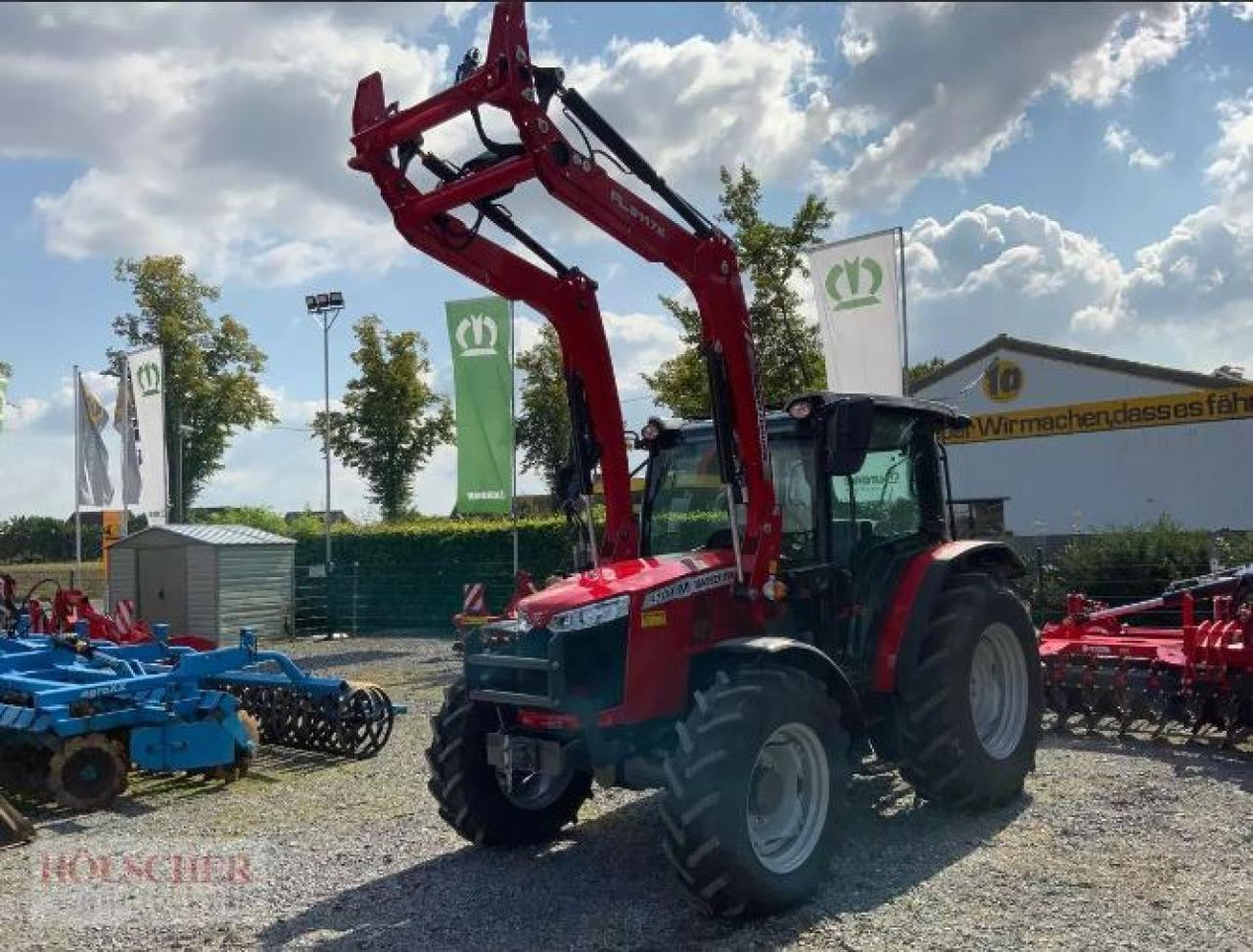 Massey Ferguson MF 4708 M mit Frontlader - Farm tractor: picture 2 Massey Ferguson MF 4708 M mit Frontlader - Farm tractor: picture 2