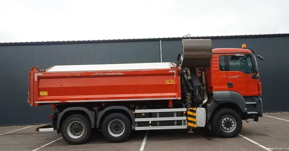 MAN TGS 28.400 / 6x6 / WYWROTKA 2-STRONNA Z HDS HMF 1643 Z2/ EURO 5 - Tipper: picture 4 MAN TGS 28.400 / 6x6 / WYWROTKA 2-STRONNA Z HDS HMF 1643 Z2/ EURO 5 - Tipper: picture 4