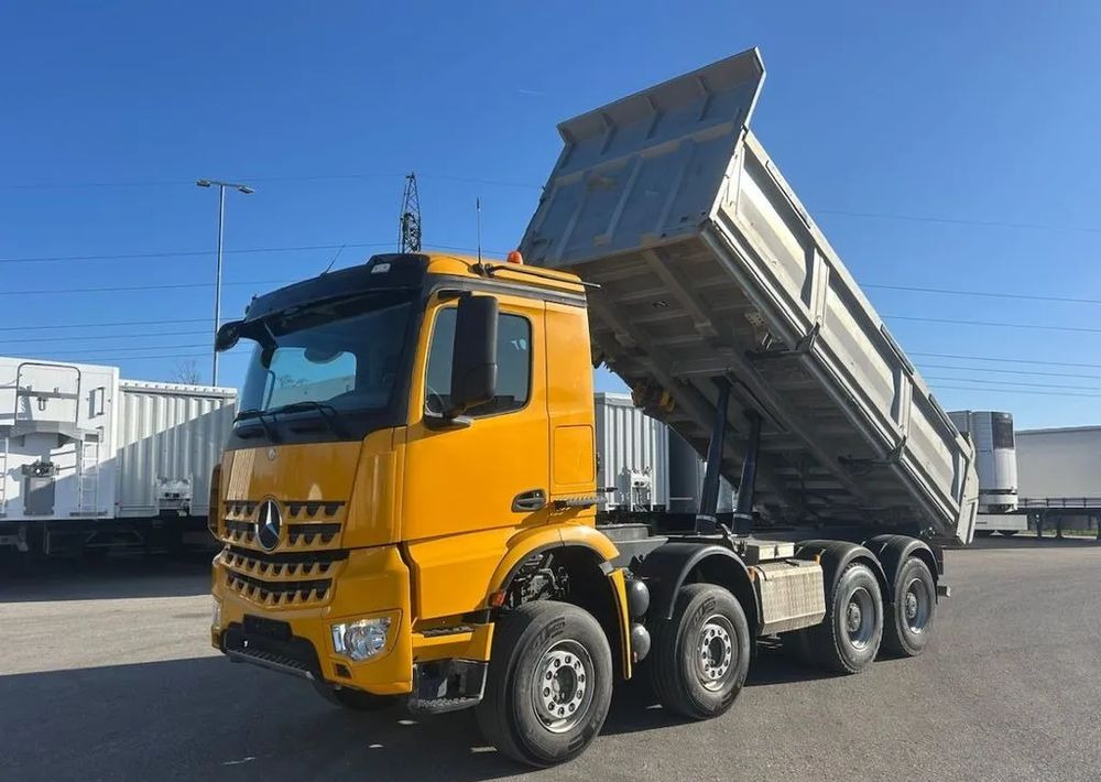 Mercedes-Benz Arocs 4145 8x4 | Meiller Kipper |Wywrotka trójstronna | Bordmatik | 453 KM | Euro 6 | 2018 - Tipper: picture 1 Mercedes-Benz Arocs 4145 8x4 | Meiller Kipper |Wywrotka trójstronna | Bordmatik | 453 KM | Euro 6 | 2018 - Tipper: picture 1