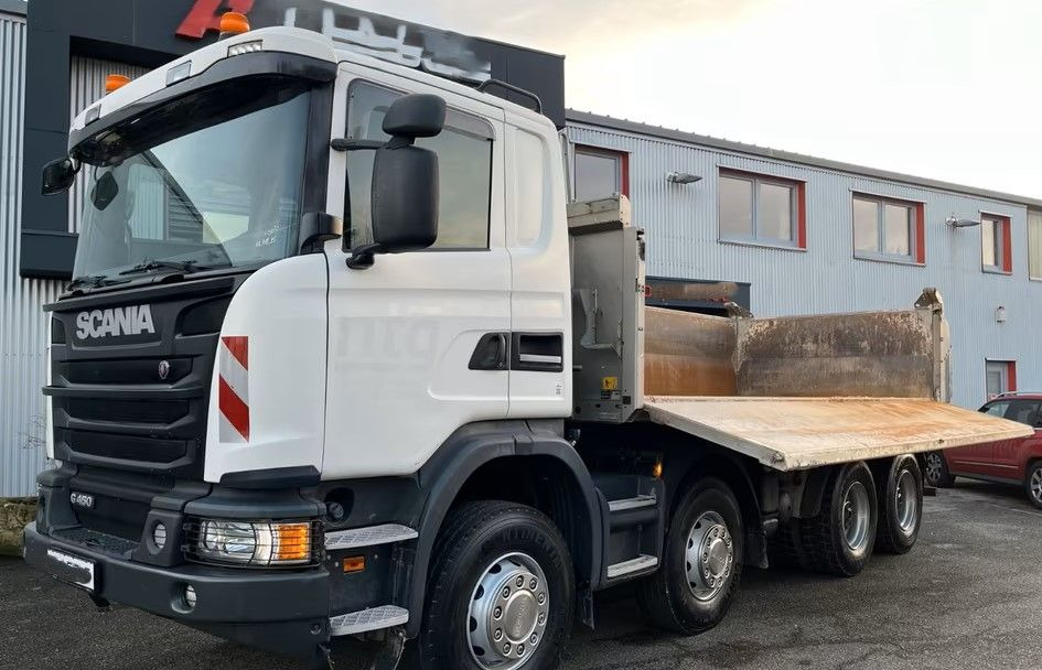 Scania G450 8x4 – Meiller 3-stronny wywrot – Bordmatik – Retarder – Euro 6 – 298.420 km - Tipper: picture 4 Scania G450 8x4 – Meiller 3-stronny wywrot – Bordmatik – Retarder – Euro 6 – 298.420 km - Tipper: picture 4