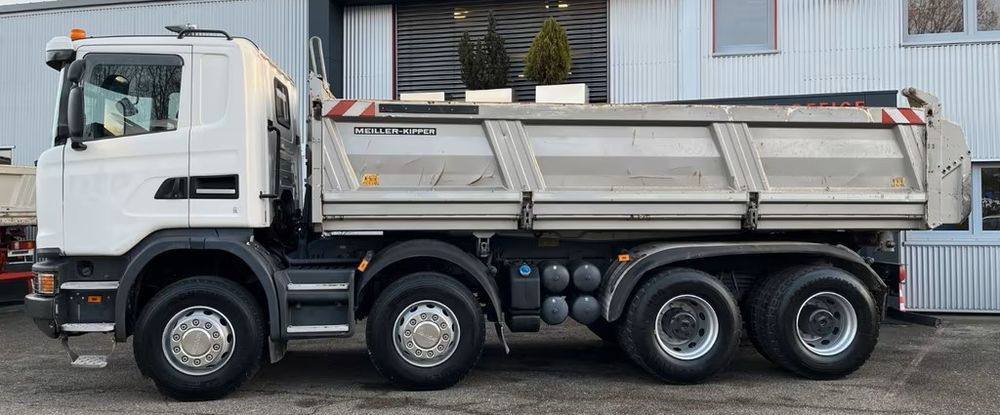 Scania G450 8x4 – Meiller 3-stronny wywrot – Bordmatik – Retarder – Euro 6 – 298.420 km - Tipper: picture 5 Scania G450 8x4 – Meiller 3-stronny wywrot – Bordmatik – Retarder – Euro 6 – 298.420 km - Tipper: picture 5