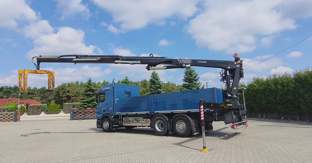 Scania R 500 6x2 z żurawiem Fassi F 215 AS – 2019 – Euro 6 –Retarder -Oś skrętna - Gotowa do pracy! - Crane truck, Dropside/ Flatbed truck: picture 4 Scania R 500 6x2 z żurawiem Fassi F 215 AS – 2019 – Euro 6 –Retarder -Oś skrętna - Gotowa do pracy! - Crane truck, Dropside/ Flatbed truck: picture 4
