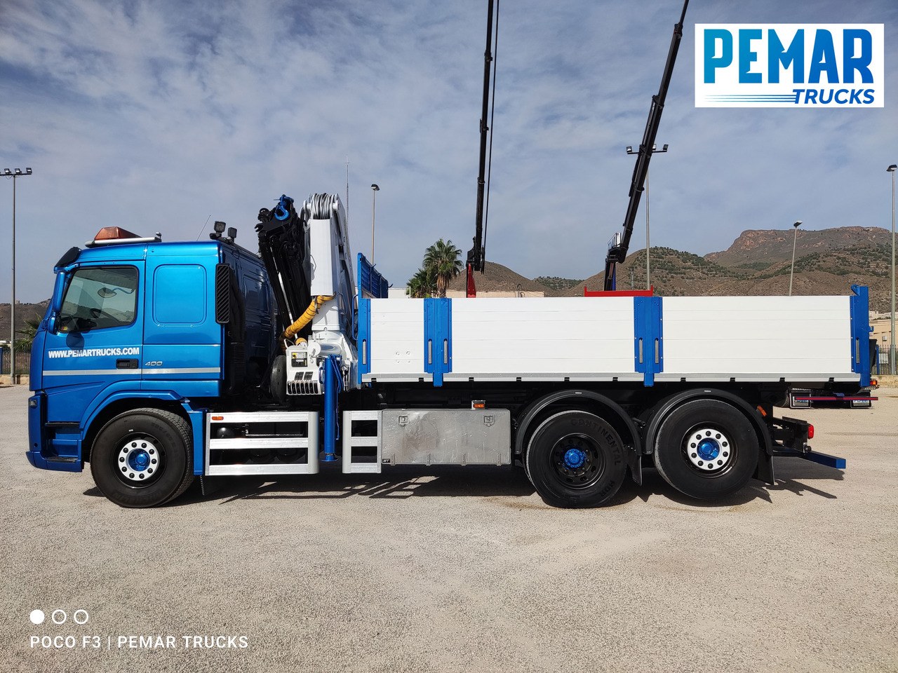 Tipper, Crane truck VOLVO FM 400 6X2 GRUA PALFINGER PK 23002 BASCULANTE: picture 9