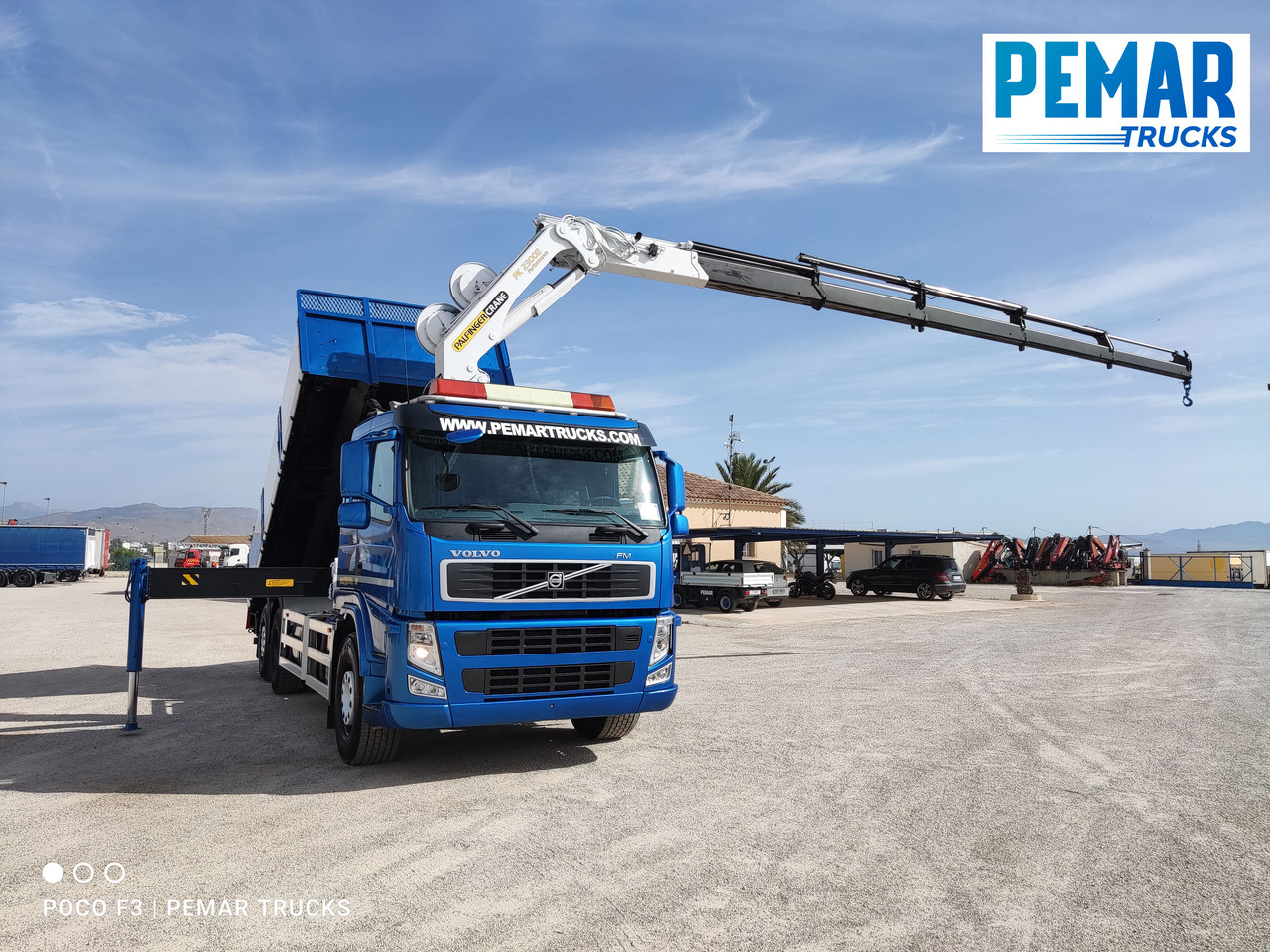 Tipper, Crane truck VOLVO FM 400 6X2 GRUA PALFINGER PK 23002 BASCULANTE: picture 27
