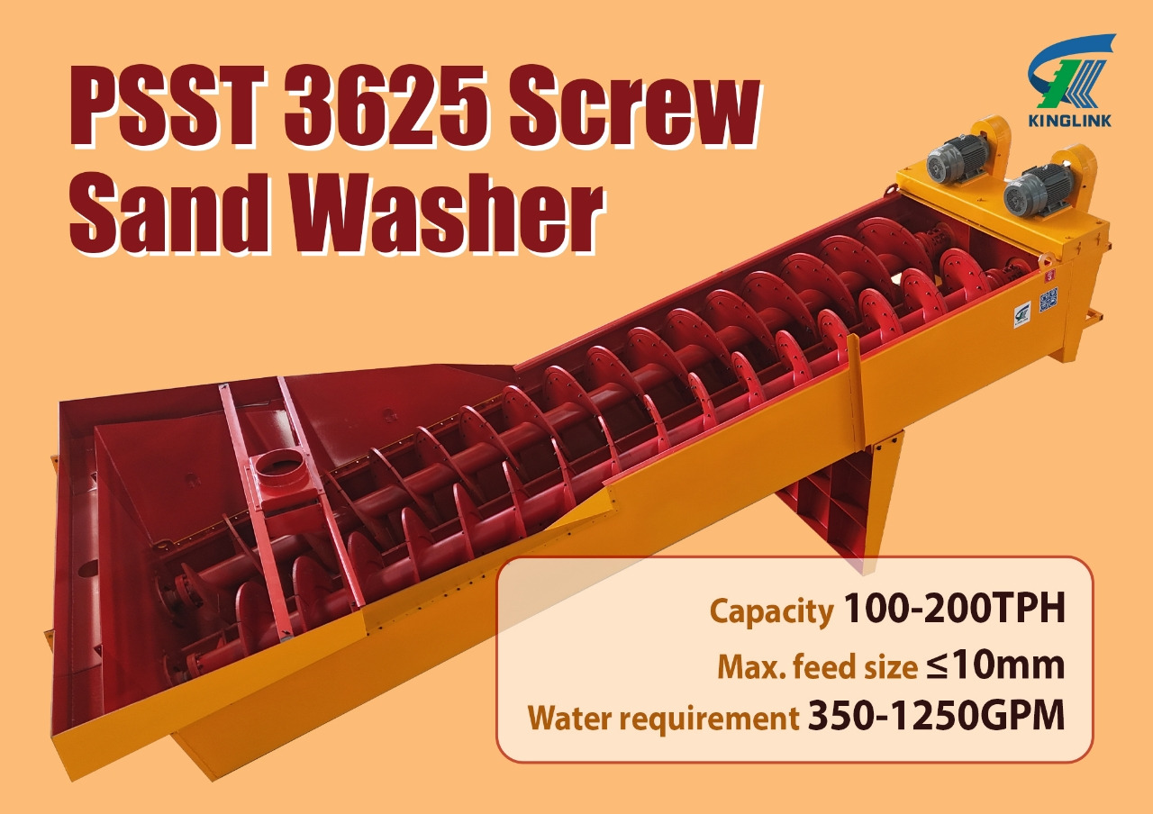 Kinglink TTSW3625 Fine Material Washer | Sand Screw Washer - Screener: picture 1 Kinglink TTSW3625 Fine Material Washer | Sand Screw Washer - Screener: picture 1