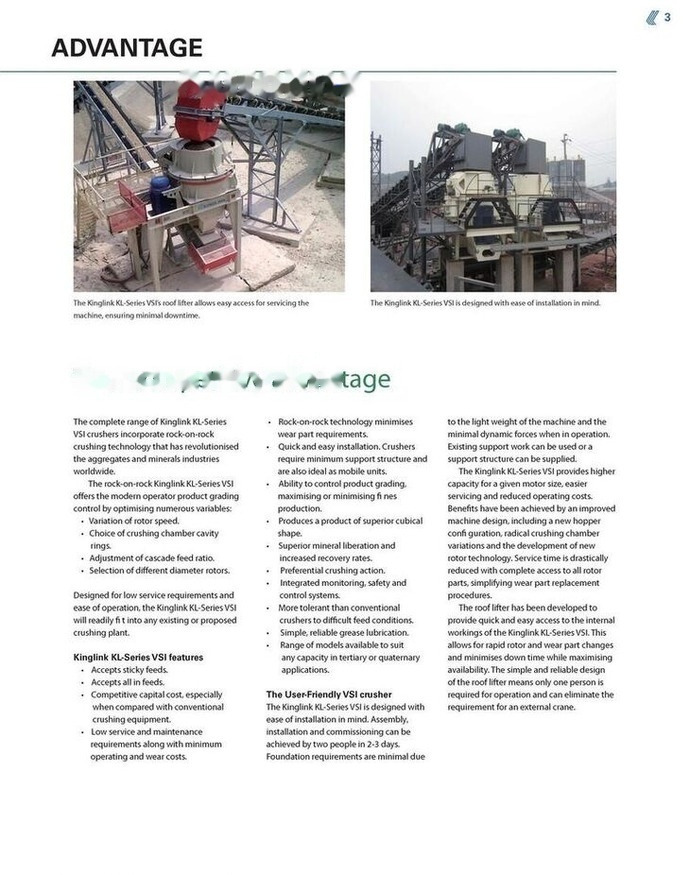 Kinglink VSI Crusher KL8 for making sand and aggregate shaping - Impact crusher: picture 5 Kinglink VSI Crusher KL8 for making sand and aggregate shaping - Impact crusher: picture 5