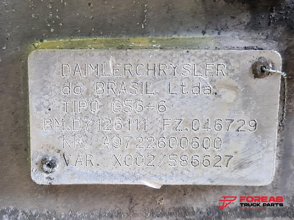 Gearbox for Truck MERCEDES-BENZ ATEGO II G 56-6: picture 10 Gearbox for Truck MERCEDES-BENZ ATEGO II G 56-6: picture 10