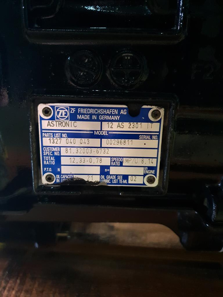 ZF ASTRONIC 12 AS 2301 IT FOR MAN - WITH INTARDER - Gearbox for Truck: picture 5 ZF ASTRONIC 12 AS 2301 IT FOR MAN - WITH INTARDER - Gearbox for Truck: picture 5