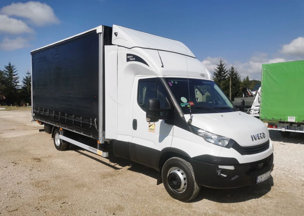 Iveco Daily 70C18 firana Winda 1.000kg Dhollandia wejkama 12pal - Curtainsider truck: picture 2 Iveco Daily 70C18 firana Winda 1.000kg Dhollandia wejkama 12pal - Curtainsider truck: picture 2